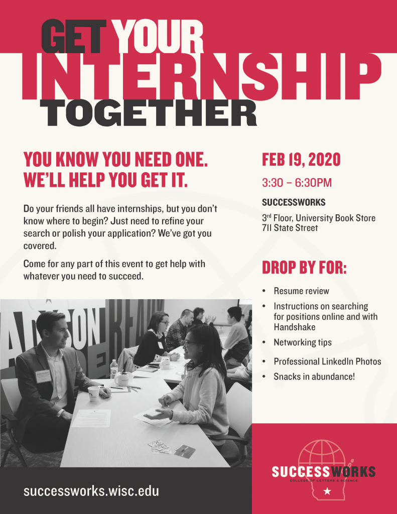 Get your Internship Together flier