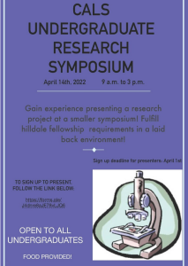 CALS Undergraduate Research Symposium