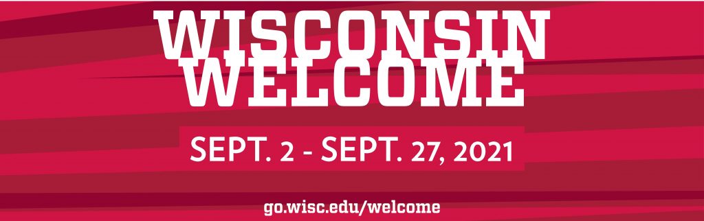Red Banner: Wisconsin Welceom Sept 2-27, 2021