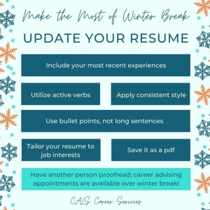 Tips for Updating your Resume