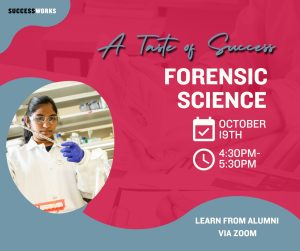 A Taste of Success - Forensic Science