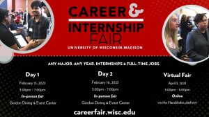 Career & Internship Fair February 15-16, 2023