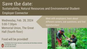 Sustainability, Natural Resources, and Environmental Connector Wednesday, February 28, 2024 5:00pm - 7:30pm CST