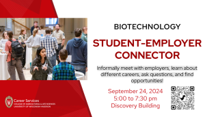 Biotechnology Student-Employer Connector September 24, 2024