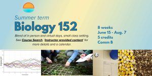 Biology 152, Summer Term 2026